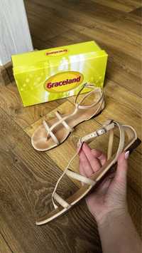 Beżowe sandały Graceland r. 40