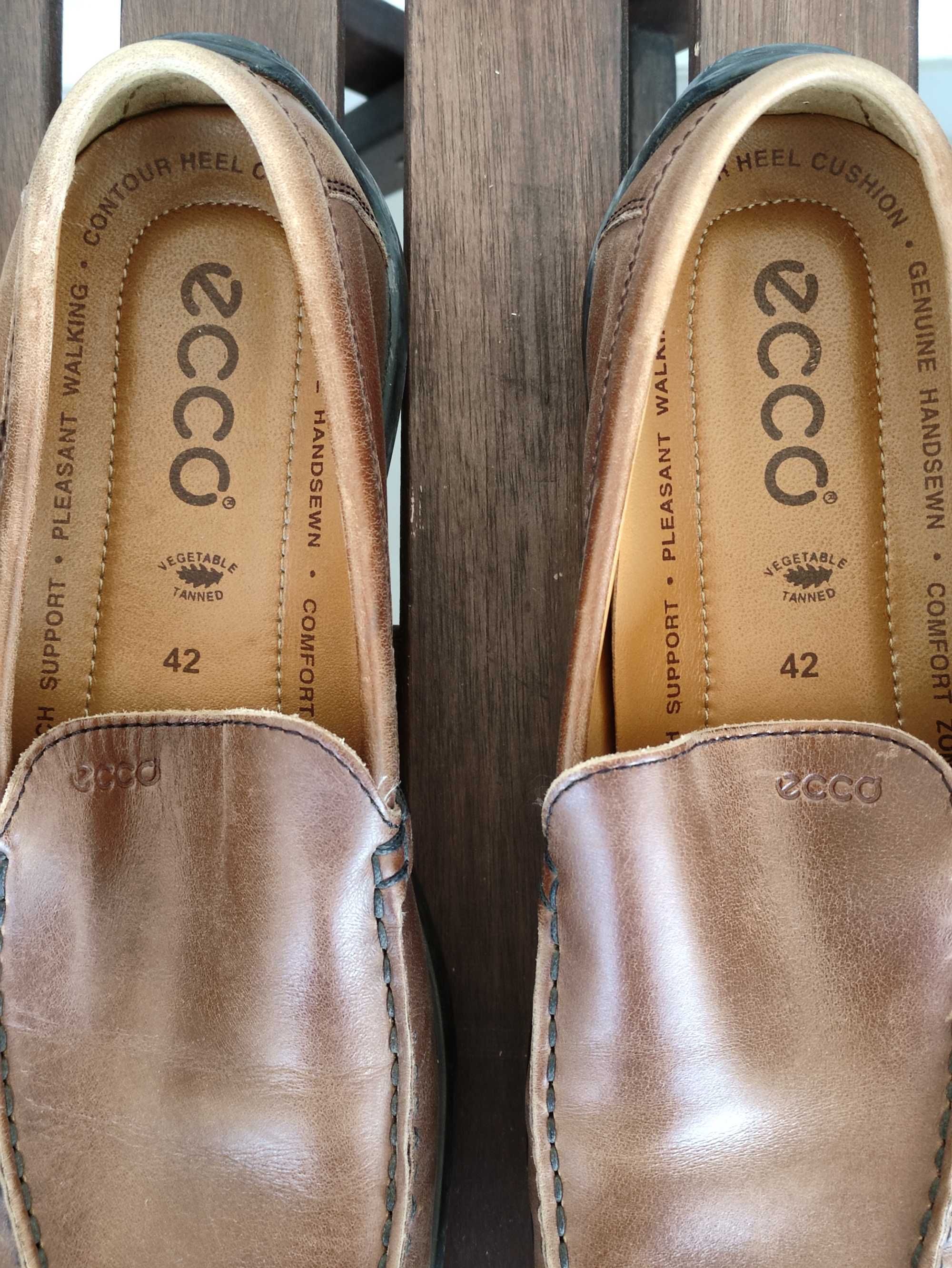 Mocassin Pele Ecco 42