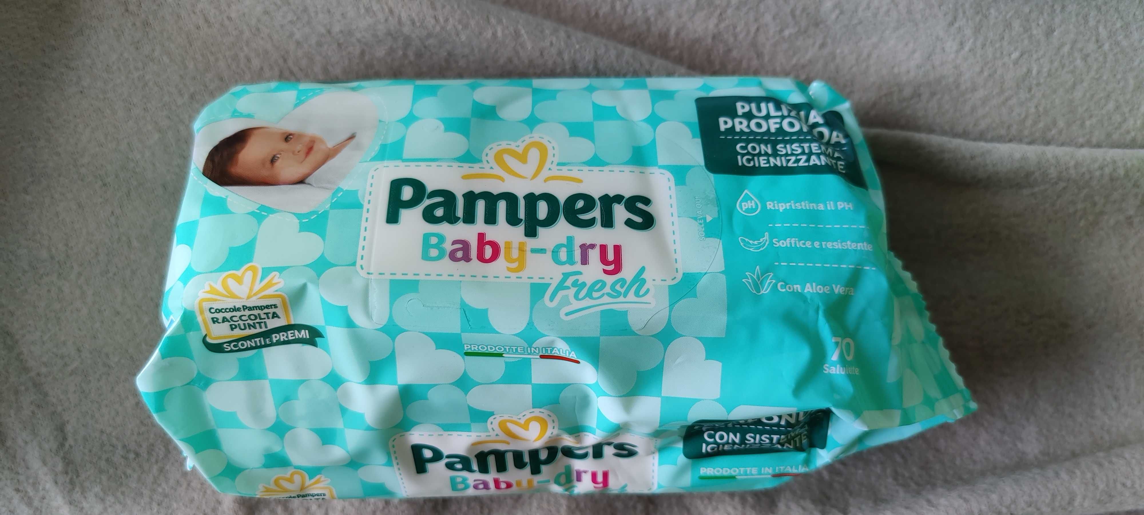 Серветки дитячі Pampers 70шт