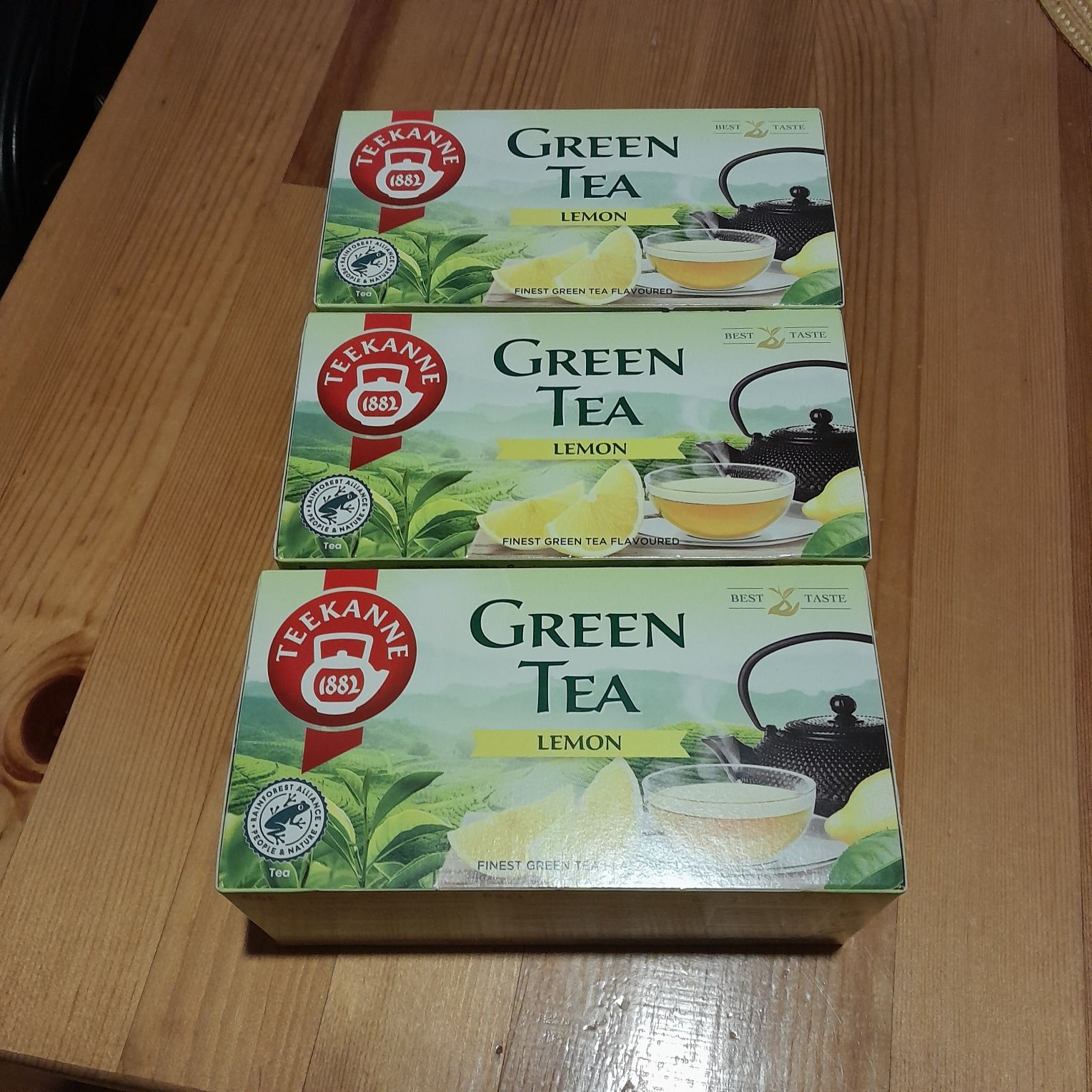 Herbata zielona teekanne nowa cytrynowa x3