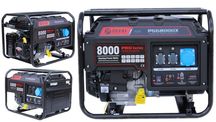 Agregat prądotwórczy Pezal PGG8000X . 230V. Stabilizacja napięcia AVR.