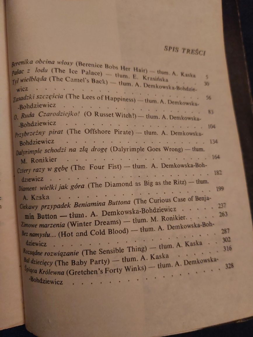 F.Scott Fitzgerald - Piękność Południa i inne opow. cz.1,2 Czytelnik81