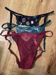 Victoria’s Secret Majtki Zestaw 3 sztuki stringi prezent