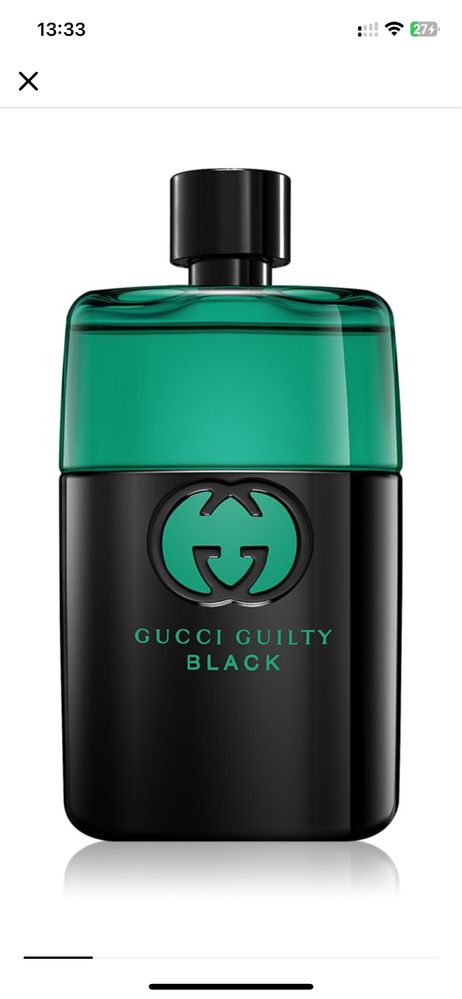 Туалетна вода чоловіча Gucci Guilty Black