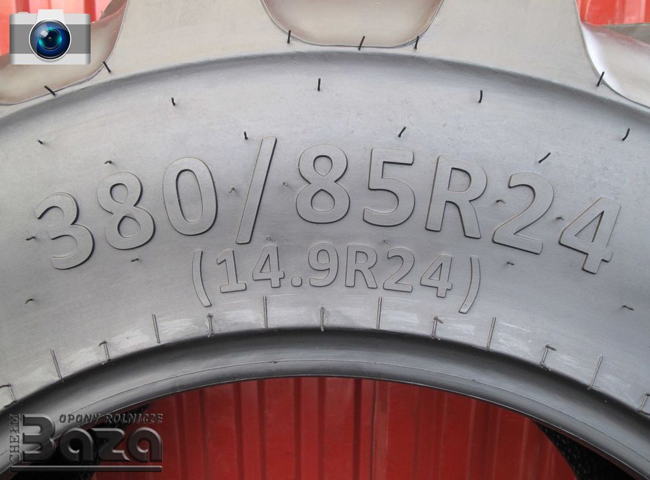 BAZA Opona 380/85R24 GRI XLR-85 D-65 Elastyczna Szeroka Mocna + TK !