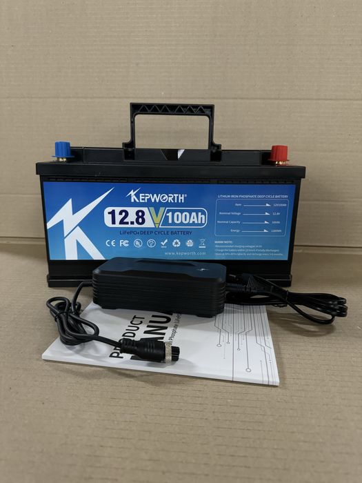 Акумулятор LiFePo4 12V 100AH KEPWORTH Літій залізо фосфат