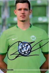 Autograf Oskar Zawada - Wolfsburg, Wisła, Ekstraklasa