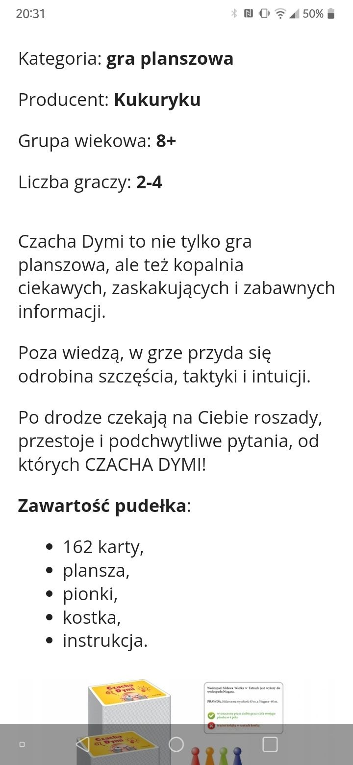 Gra planszowa Czacha dymi