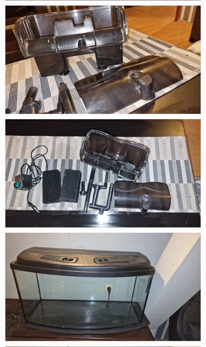 Akwarium + wyposazenie