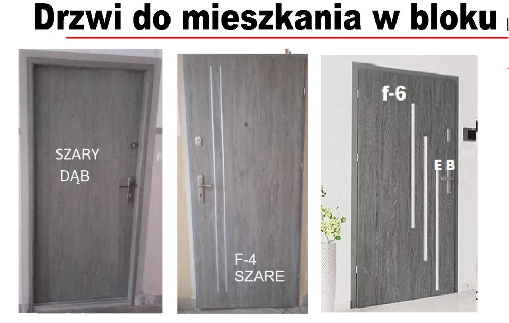 Solidne drzwi zewnętrzne -wejściowe - MONTAŻ GRATIS antywłamaniowe