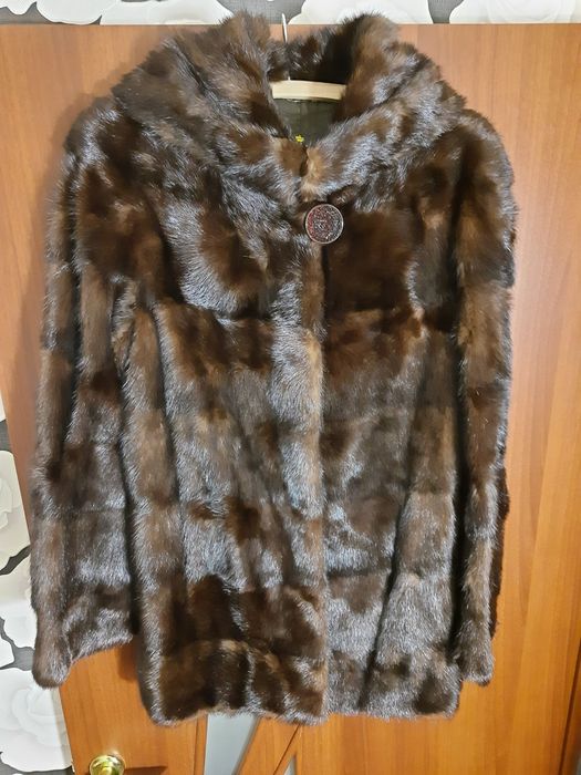 Норковая шуба, некрашенная, трансформер, новая