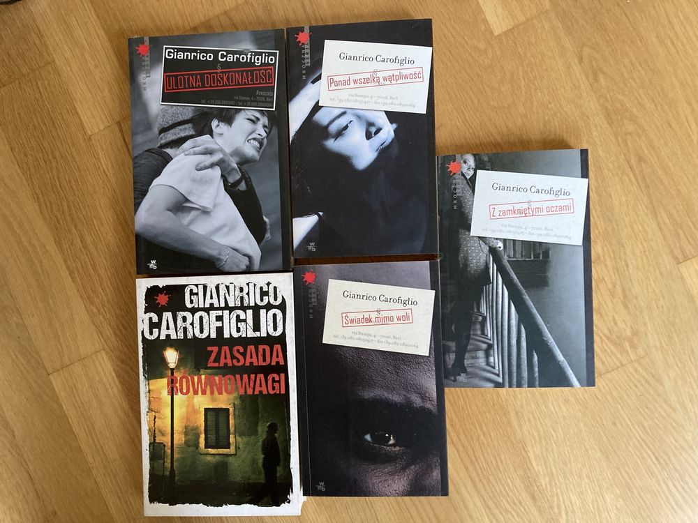 Gianrico Carofiglio cykl guido guerrieri swiadek mimo woli ulotna