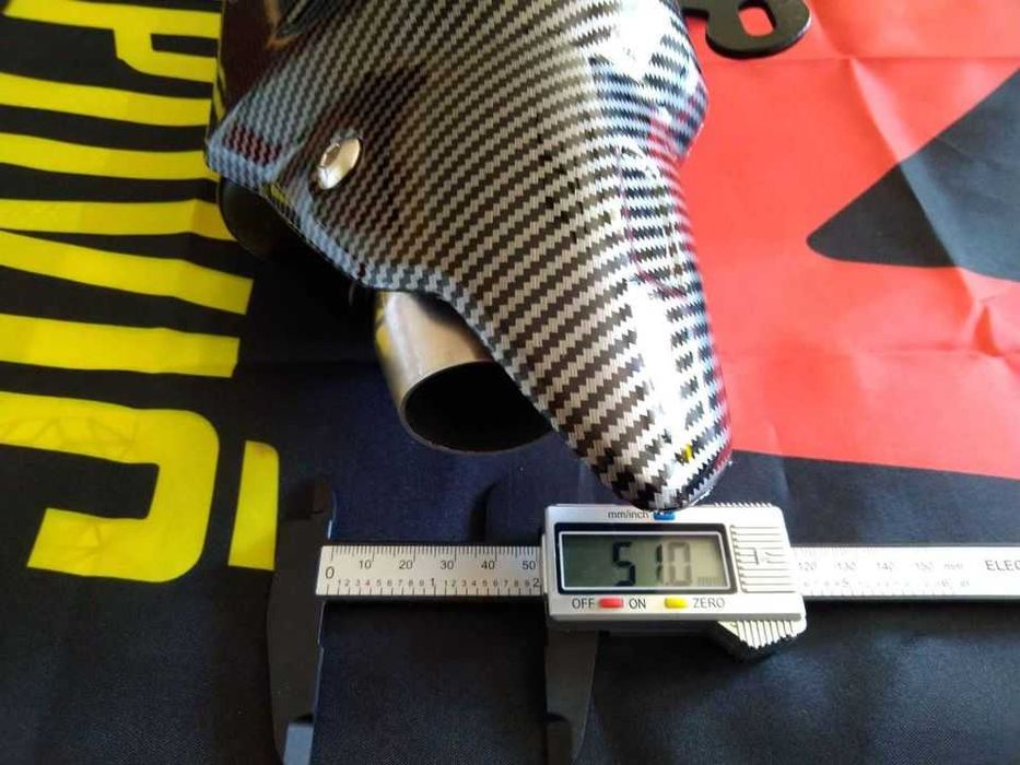 Ponteiras de escape R. akrapovic - cinza inox ou preto mate