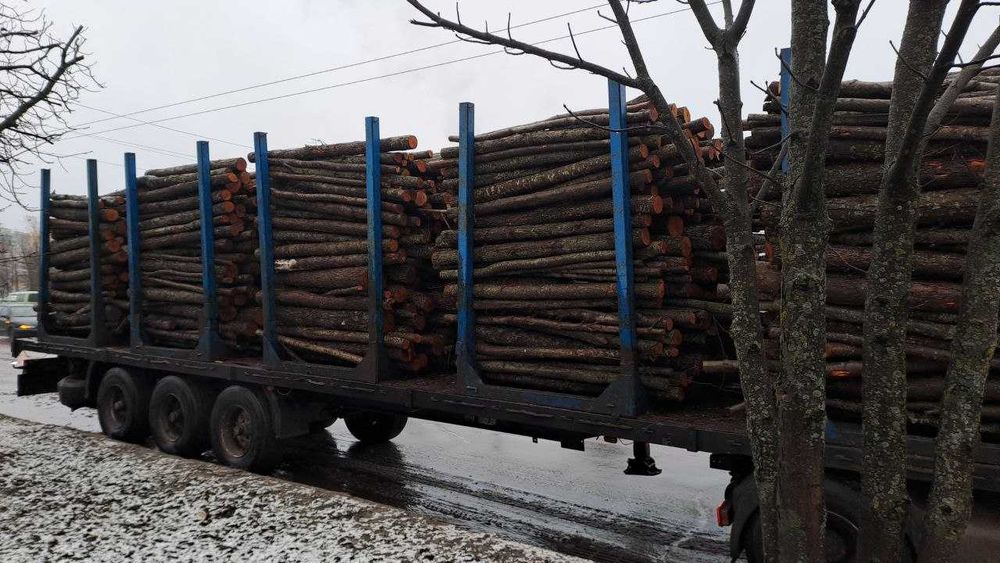 Дрова кругляк 2м сосна, береза, вільха