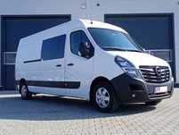 Opel MOVANO L3H2 BRYGADÓWKA 6 OSÓB DUŻE RADIO KAMERA CZUJNIKI NR.2  brygadówka 6 osób, homologacja ciężarowa, kamera, czujniki nr.2
