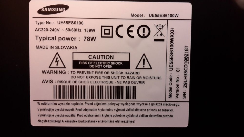 Telewizor Samsung UE55ES6100W