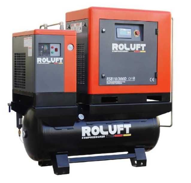 Compressor de parafuso  com Secador 400V RSB10/300D Roluft