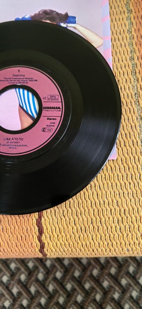 Sabrina - Like A Yo Yo, 7"singiel winylowy Italo disco