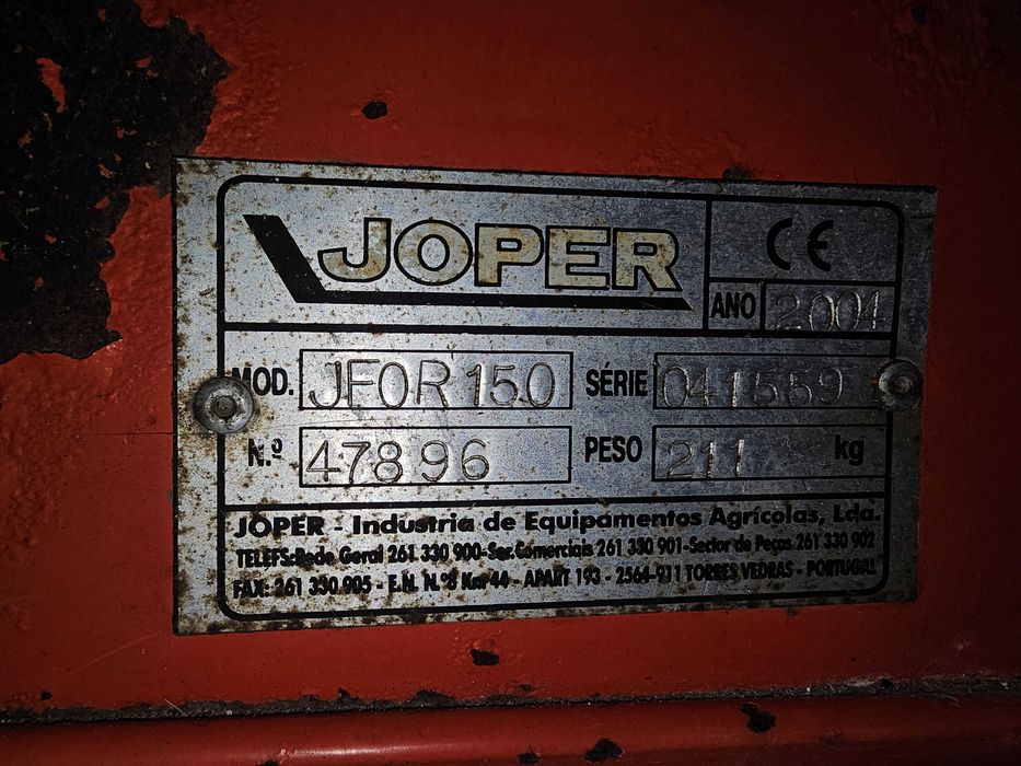Fresa Joper JFOR150