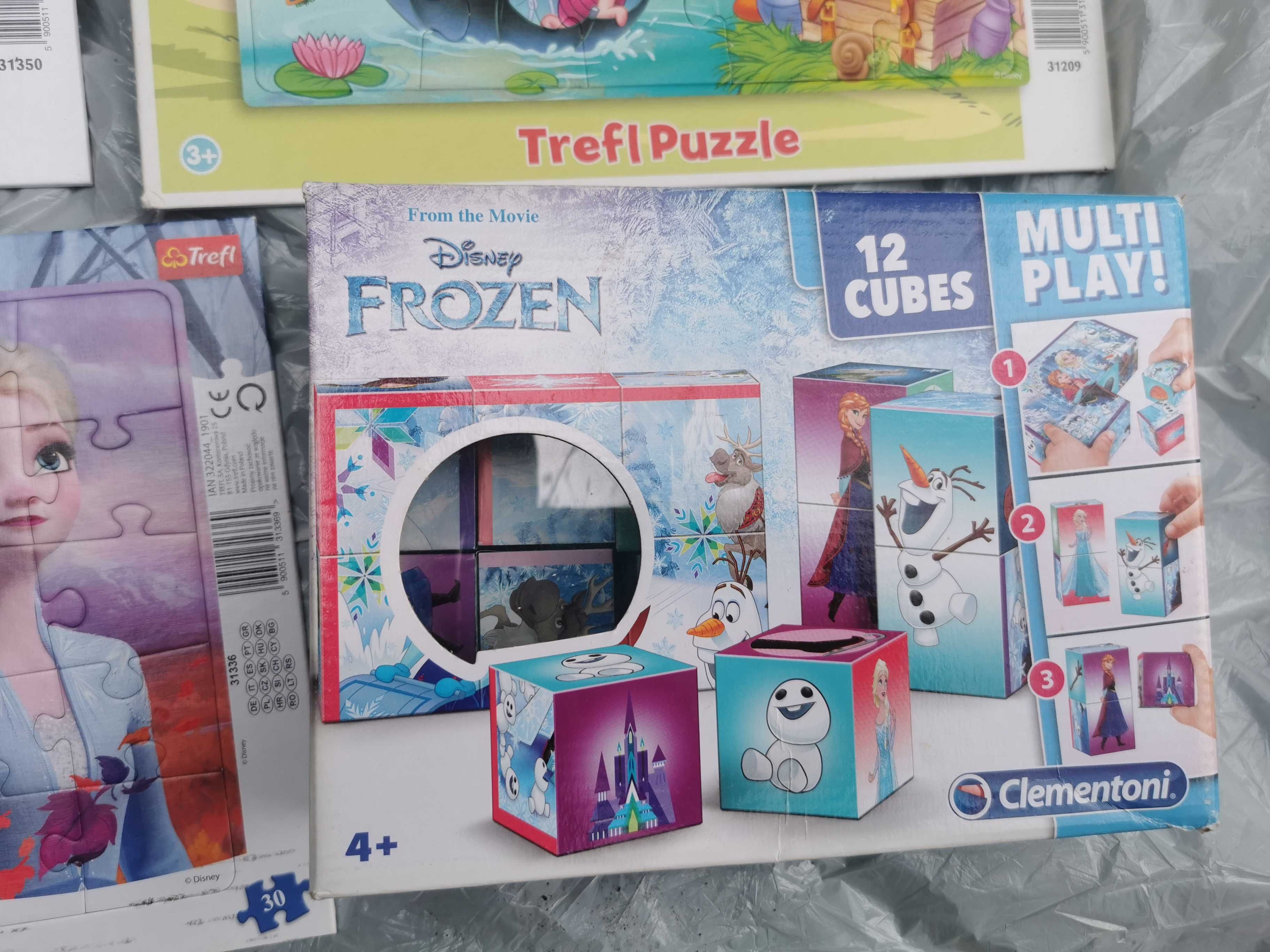 Puzzle dzieci zestaw psi patrol frozen kubuś puchatek