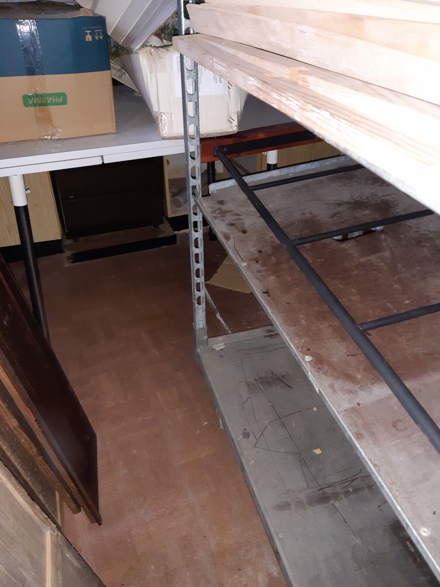 Estante em metal resistente com rodas * estante de padeiro