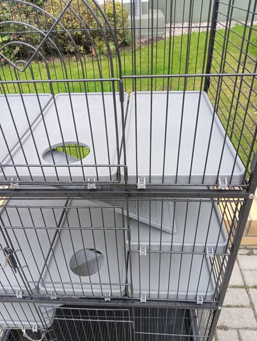 Klatka z wyposażeniem dla szczurów