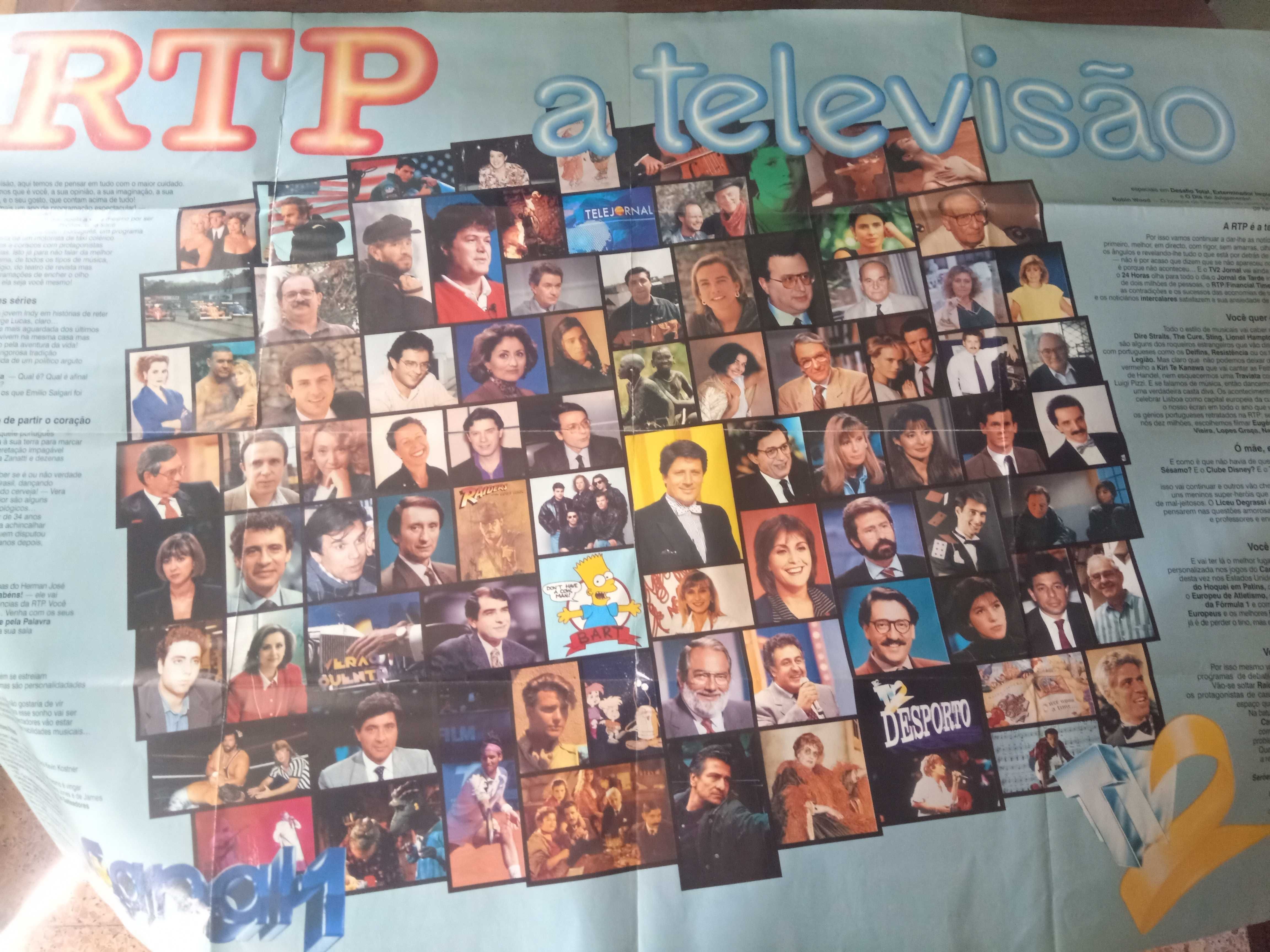 Desdobrável publicitário RTP