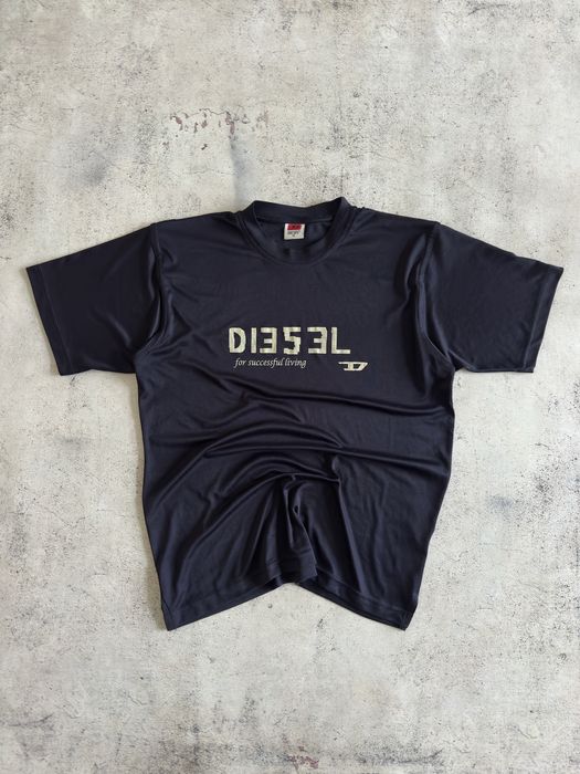 Винтажная синяя футболка Diesel оригинал Размер М