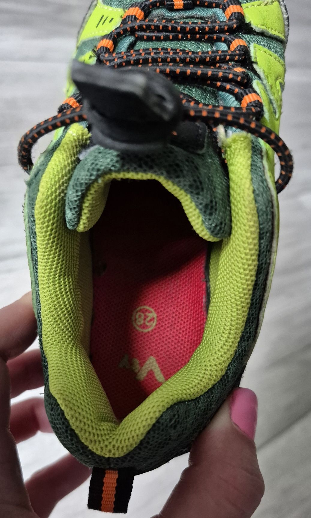 Vty buty 28 chłopięce zielone sportowe