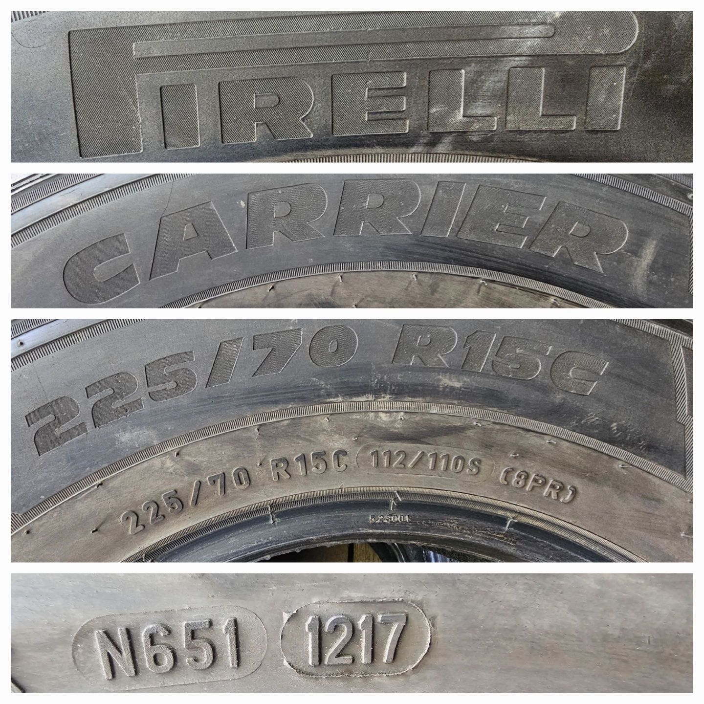 Pirelli Carrier 225/70r15C 112/110