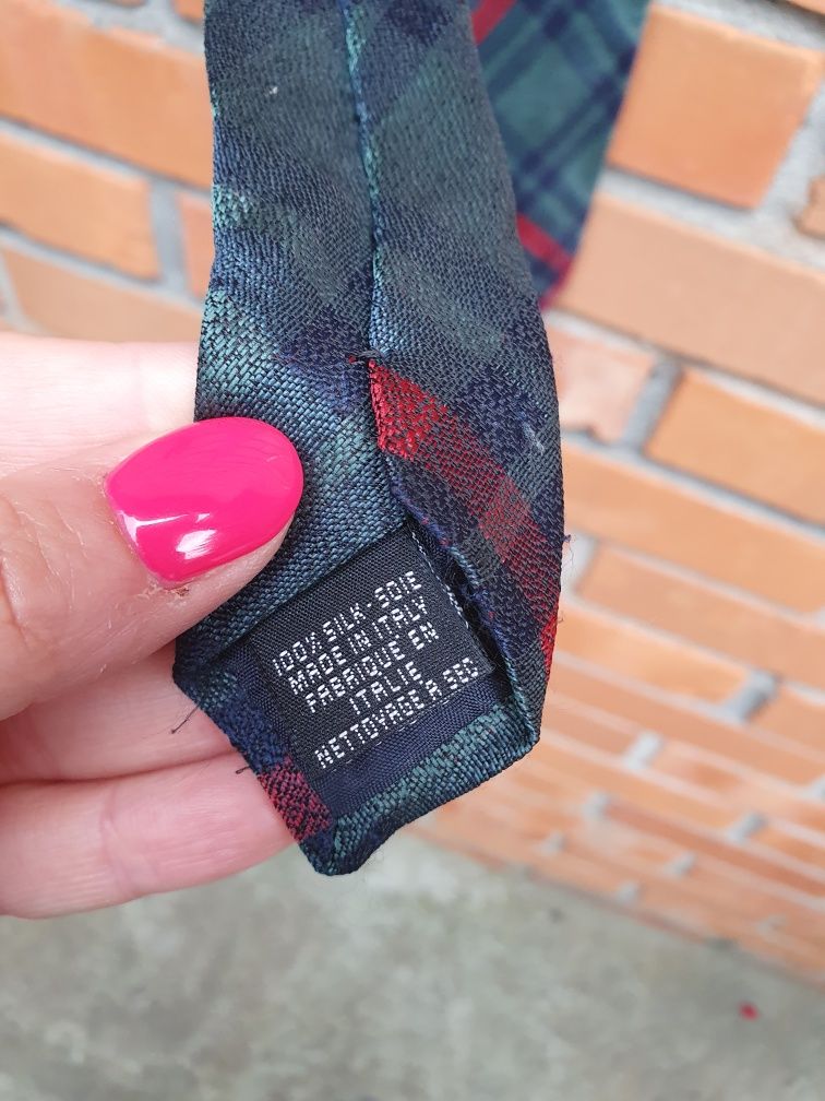Krawat 100% jedwab Giorgio Armani