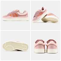 Женские кроссовки Adidas Campus x Bad Bunny Pink White 36-41 кампус