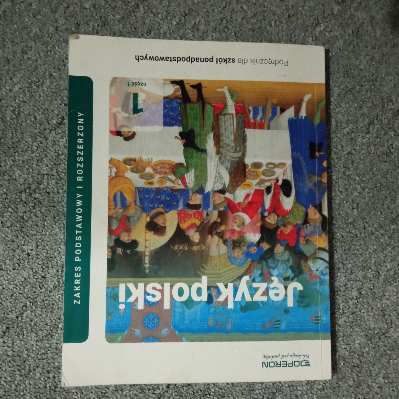 Język polski 1 cz 1 Podręcznik Zakres podstawowy i rozsz,operon