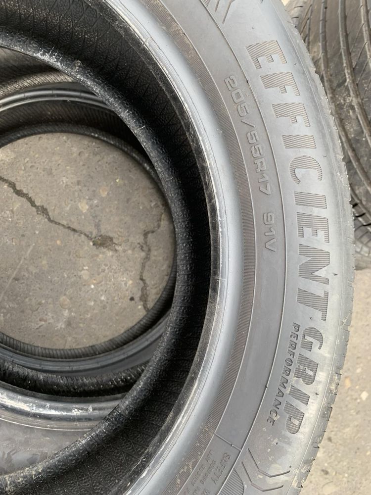 Шини 205/55 R17 Goodyear літо 2021р,6,4мм