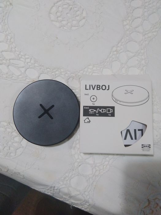 Carregador telemóvel portátil sem fios wireless NOVO