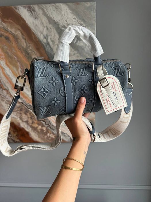 Сумка Louis Vuitton Speedy Bandoulière 25 Denim Monogram Blue