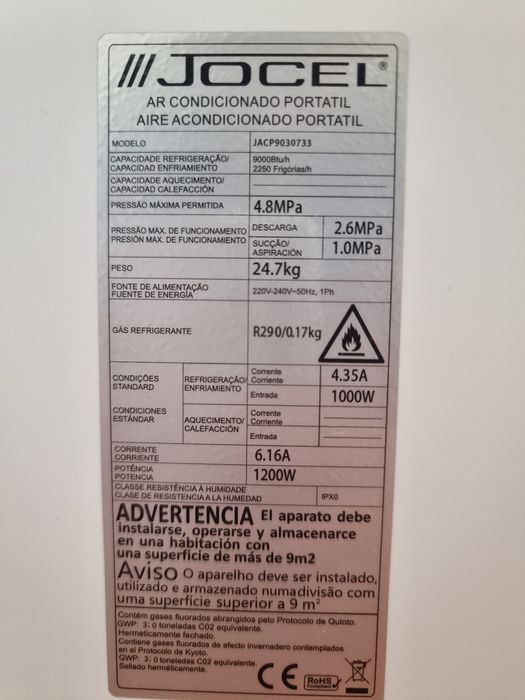 Ar condicionado portátil