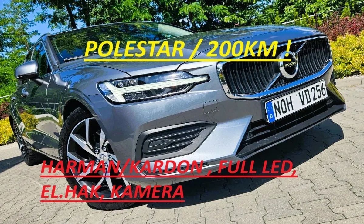 Volvo V60 RASOWE T4 POLESTAR *El.Hak *Kamera *Virtual *Full LED *EL.Klapa*PIĘKNE