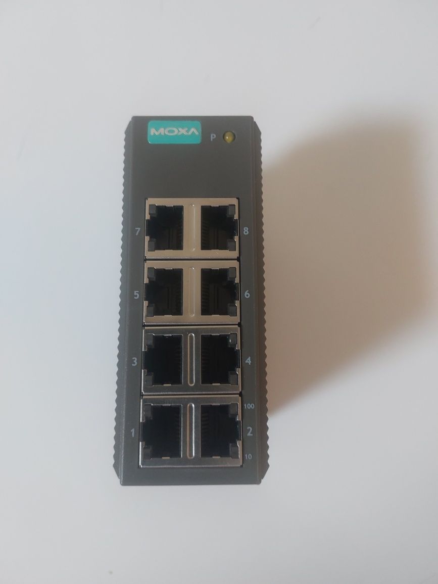 Moxa EDS-208 — Коммутатор неуправляемый L2 Fast Ethernet  .