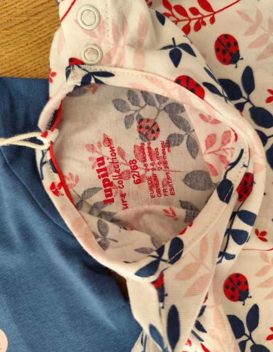 Zestaw 2szt- bluzki nowa bluzka niemowlęca 62/68 długi rękaw dziewcz