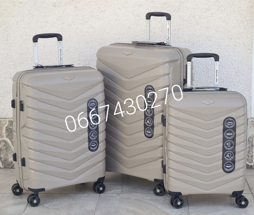 Чемодан Wings phx 01  100 % полипропилен