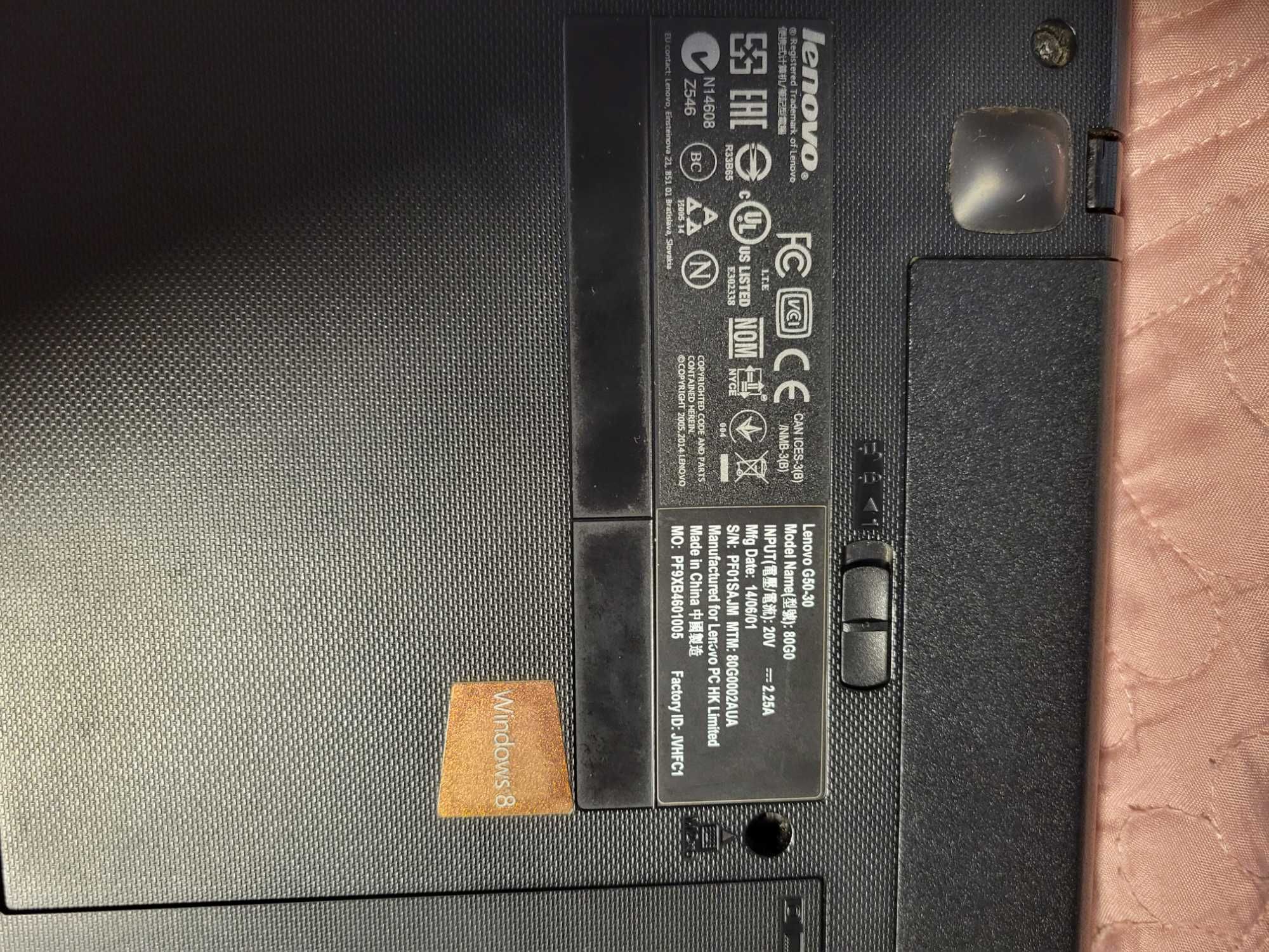 Ноутбук Lenovo G50-30