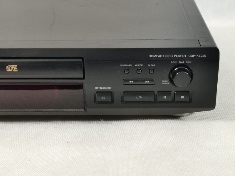 SONY CDP XE 220 odtwarzacz plyt cd sprawny Czarny optyczne digital