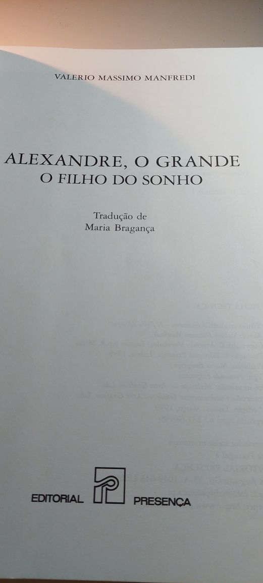 Alexandre, O Grande - Valerio Massimo Manfredi (Volumes I, II e III)