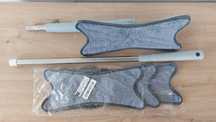Mop obrotowy, skladany, wyciskany typu twist, motylek + 4 podkladki
