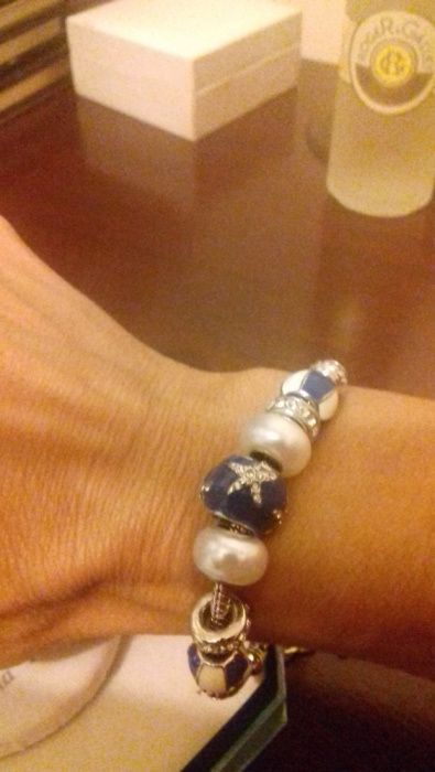 Pulseira com motivos marinhos