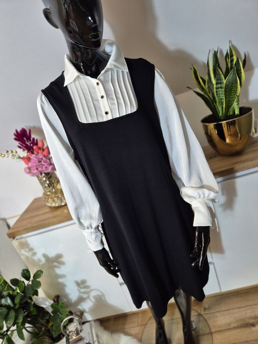 Nowa sukienka damska elegancka premium Next XL 48 50 elastyczna plus s