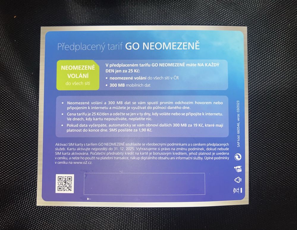 Starter karta sim czeska anonimowa O2