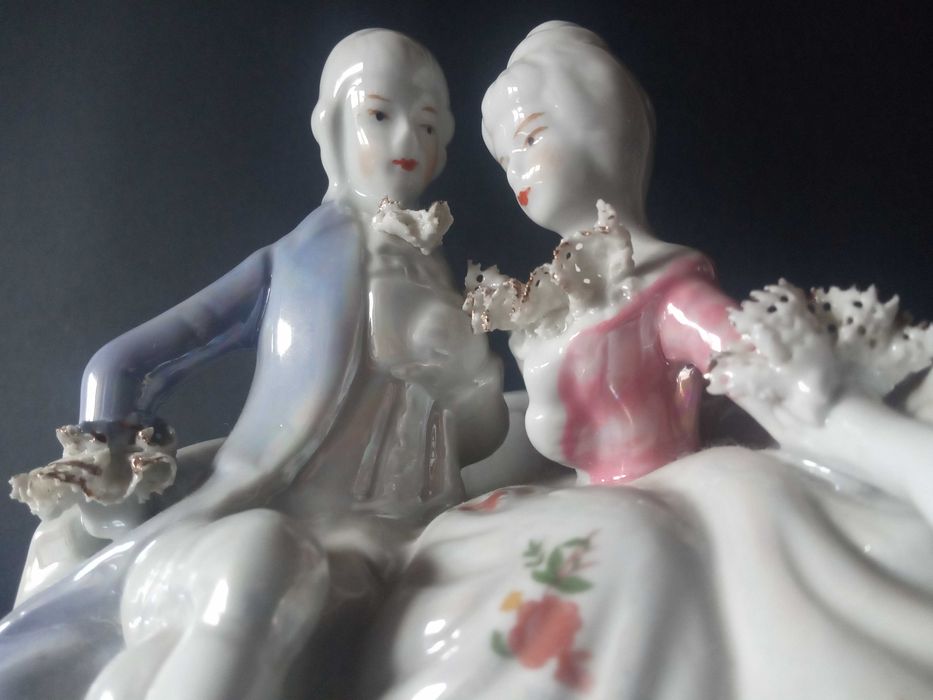 Casal de músicos e de namorados - Bibelôs