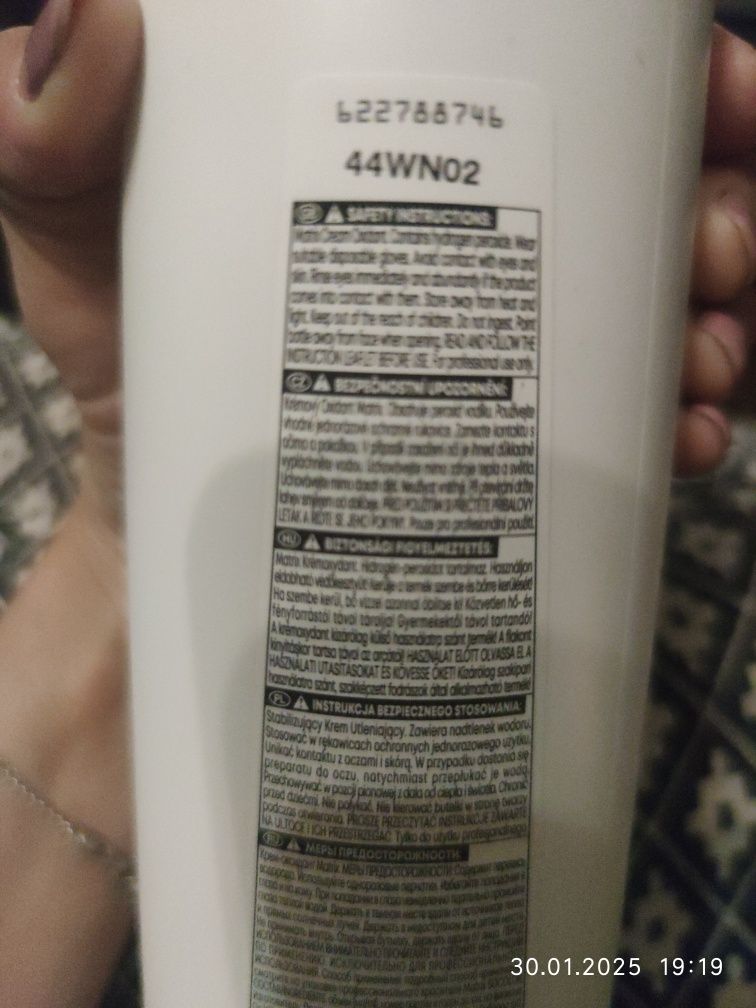 Matrix krem utleniajacy (farbowanie włosów ) 1000ml